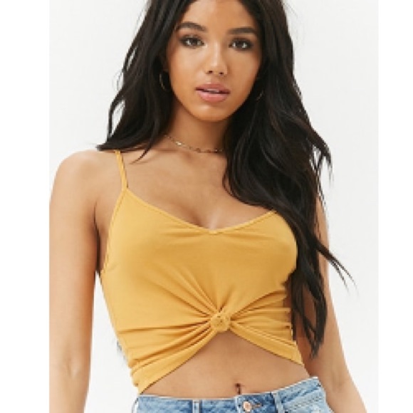 Forever 21 Tops - F21 low v-neck tank top
